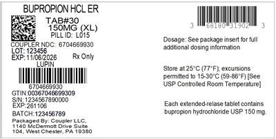 Label (68180 319 02 Bupropion Xl 150mg 67046 699 30)
